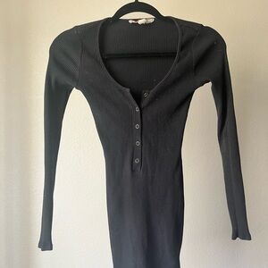 Free people long sleeve mini dress